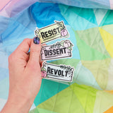 Resist - Vinyl Sticker - Hand Over Your Fairy Cakes - hoyfc.com