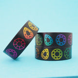 Gem Stone Rainbow - Washi Tape - Hand Over Your Fairy Cakes - HOYFC.com