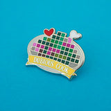 Dubious Cook - Enamel Pin - Hand Over Your Fairy Cakes - hoyfc.com