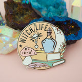 Witch Life - Enamel Pin - Hand Over Your Fairy Cakes - hoyfc.com