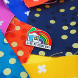 Stay-At-Home Gay - Enamel Pin - Hand Over Your Fairy Cakes - hoyfc.com