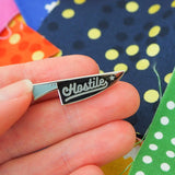 Hostile Knife - Enamel Pin - Hand Over Your Fairy Cakes - hoyfc.com