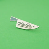 Hostile Knife - Enamel Pin - Hand Over Your Fairy Cakes - hoyfc.com