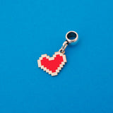 Pixel Heart - Charm - Hand Over Your Fairy Cakes - hoyfc.com