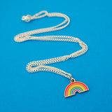 Bright Rainbow - Charm Necklace - Hand Over Your Fairy Cakes - hoyfc.com