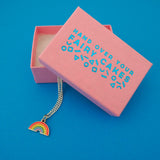 Bright Rainbow - Charm Necklace - Hand Over Your Fairy Cakes - hoyfc.com