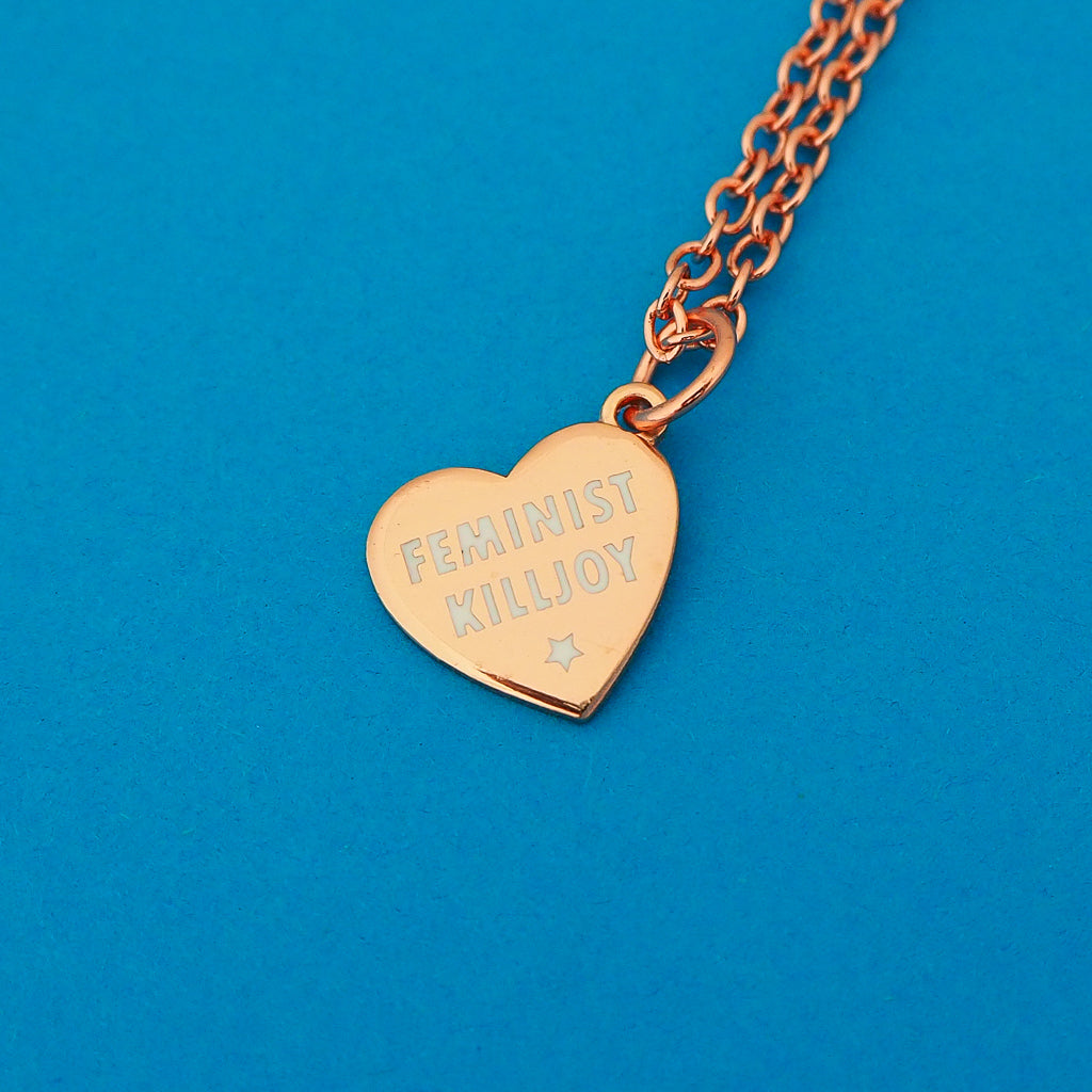 Feminist Killjoy - Charm Necklace - Hand Over Your Fairy Cakes - hoyfc.com