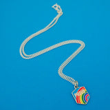 Proud Rainbow - Charm Necklace - Hand Over Your Fairy Cakes - hoyfc.com