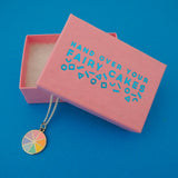 Pastel Colour Wheel - Charm Necklace - Hand Over Your Fairy Cakes - hoyfc.com