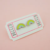 Pastel Rainbow - Stud Earrings - Hand Over Your Fairy Cakes - hoyfc.com