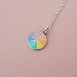 Pastel Colour Wheel - Charm Necklace - Hand Over Your Fairy Cakes - hoyfc.com