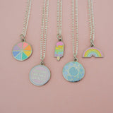 Pastel Colour Wheel - Charm Necklace - Hand Over Your Fairy Cakes - hoyfc.com