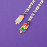 Bright Ice Lolly - Charm Necklace - Hand Over Your Fairy Cakes - hoyfc.com