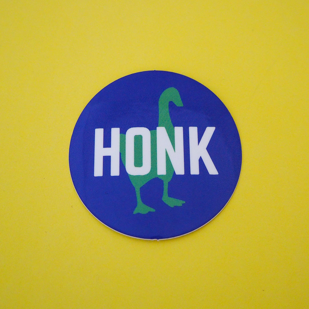 HONK Goose - Vinyl Sticker - Hand Over Your Fairy Cakes - hoyfc.com