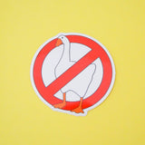 No Geese - Vinyl Sticker - Hand Over Your Fairy Cakes - hoyfc.com