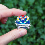 Christmas Queer - Enamel Pin - Hand Over Your Fairy Cakes - hoyfc.com