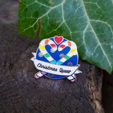 Christmas Queer - Enamel Pin - Hand Over Your Fairy Cakes - hoyfc.com