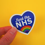 Fund the NHS - Vinyl Sticker - Hand Over Your Fairy Cakes - hoyfc.com
