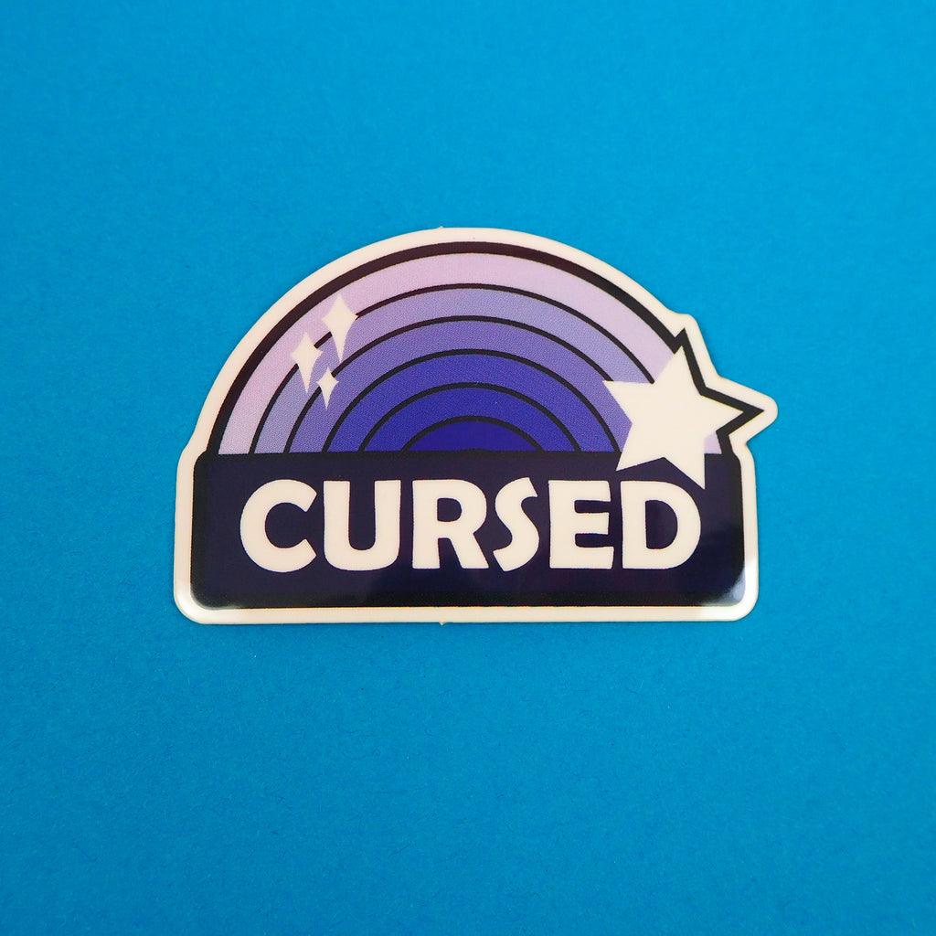 Cursed - Vinyl Sticker - Hand Over Your Fairy Cakes - hoyfc.com