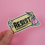 Resist - Vinyl Sticker - Hand Over Your Fairy Cakes - hoyfc.com