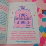 "Thanks Random Man, Your Opinion Is Noted" Riso Printed Zine - Hand Over Your Fairy Cakes - hoyfc.com