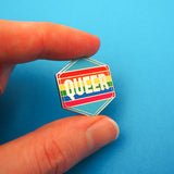 Queer Rainbow - Enamel Pin - Hand Over Your Fairy Cakes - hoyfc.com