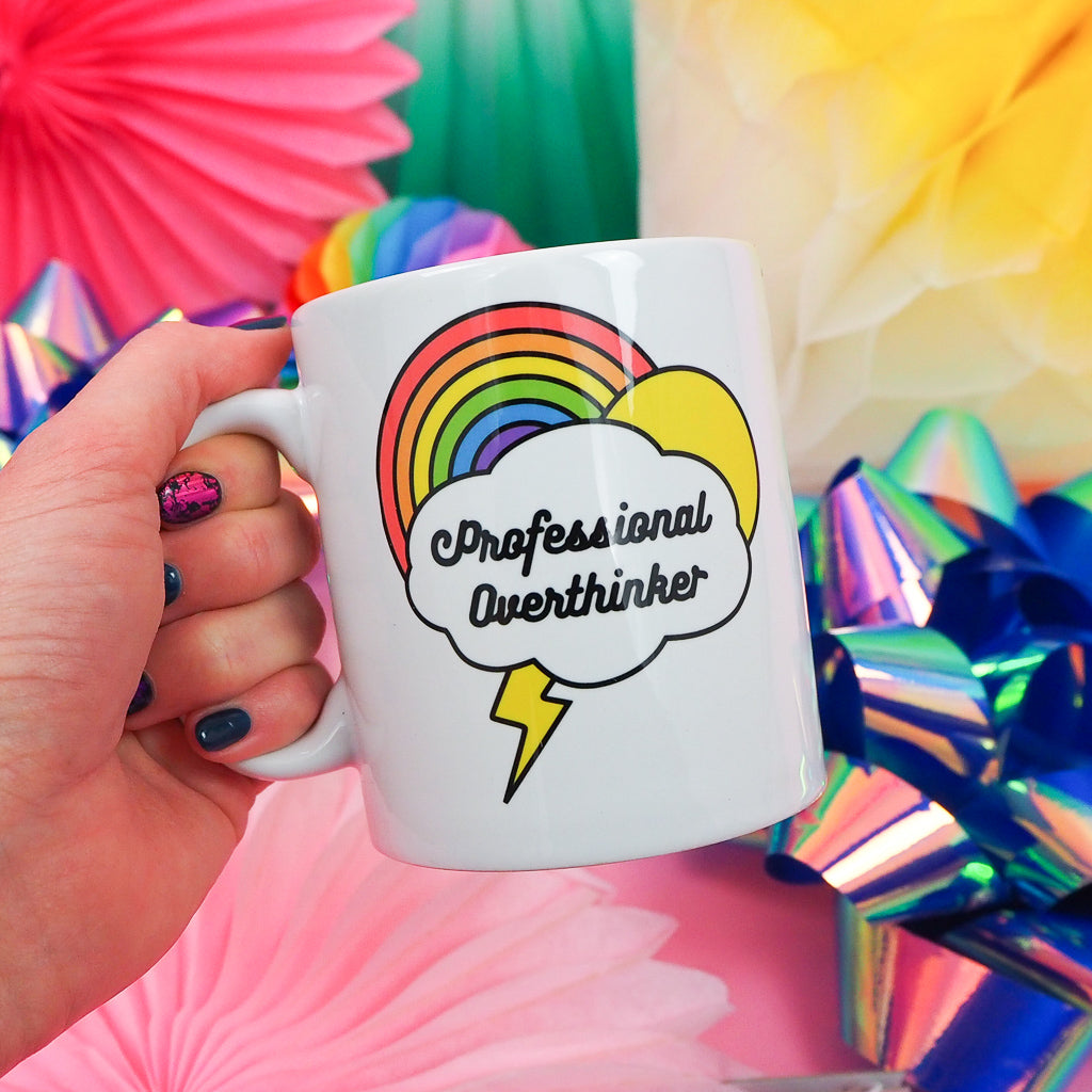 Professional Overthinker - Mug - Hand Over Your Fairy Cakes - hoyfc.com