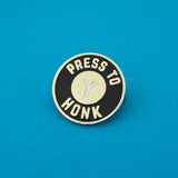 Press Y to Honk - Enamel Pin - Hand Over Your Fairy Cakes - hoyfc.com