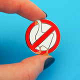 No Geese - Enamel Pin - Hand Over Your Fairy Cakes - hoyfc.com