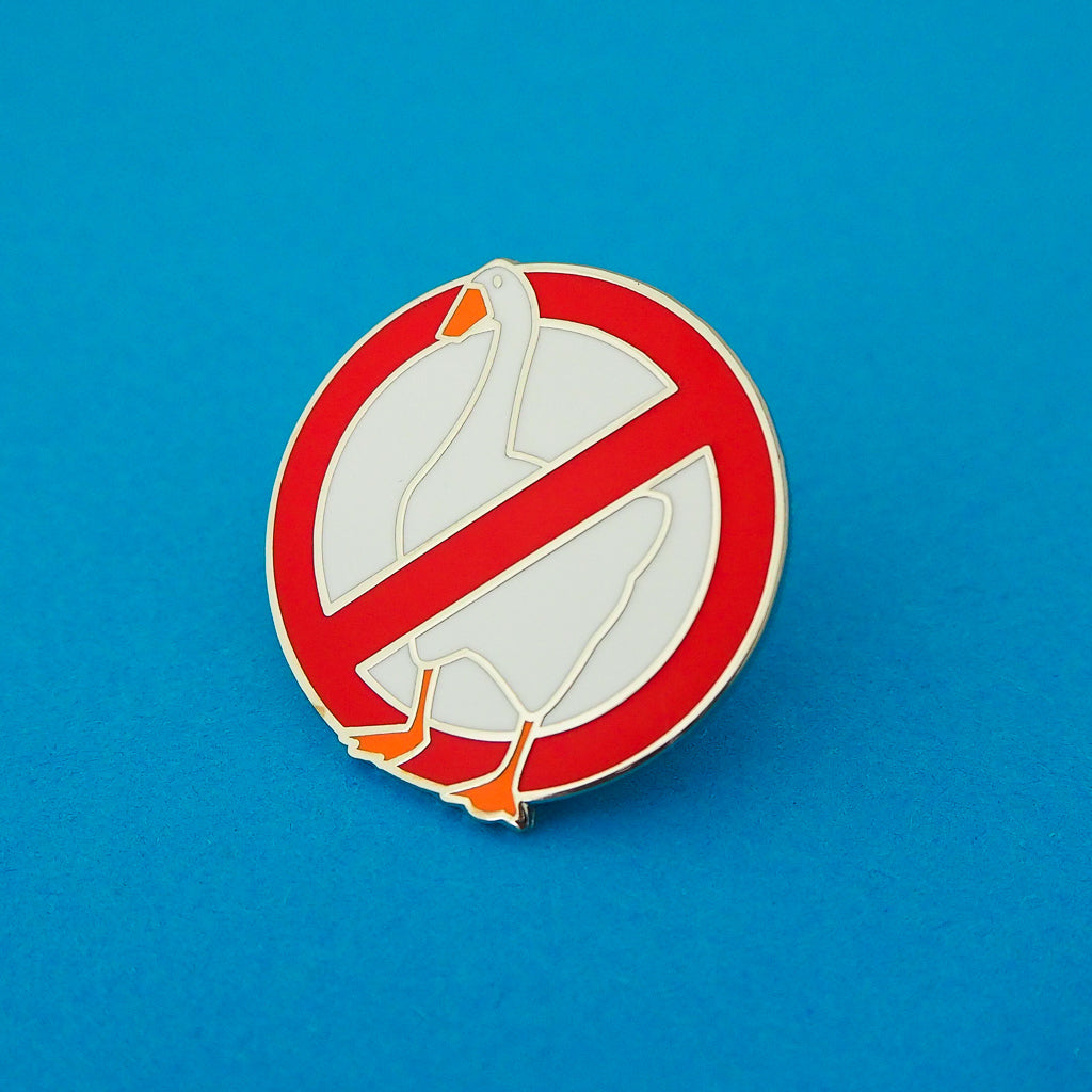 No Geese - Enamel Pin - Hand Over Your Fairy Cakes - hoyfc.com