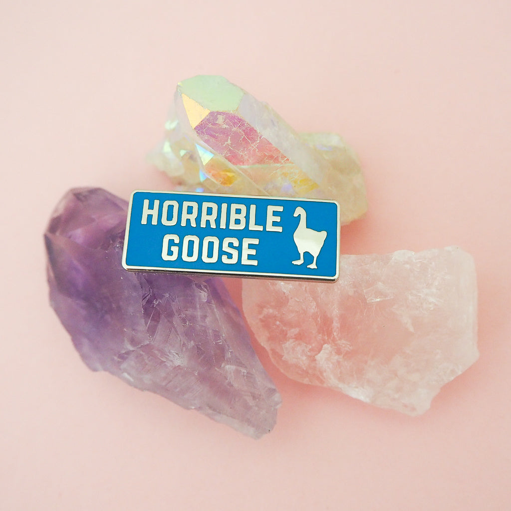 Horrible Goose - Enamel Pin - Hand Over Your Fairy Cakes - hoyfc.com