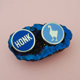 HONK Goose - Enamel Pin - Hand Over Your Fairy Cakes - hoyfc.com