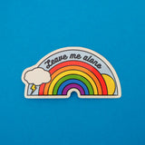 Leave Me Alone - Vinyl Sticker - Hand Over Your Fairy Cakes - hoyfc.com