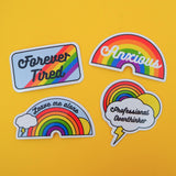 Forever Tired - Vinyl Sticker - Hand Over Your Fairy Cakes - hoyfc.com