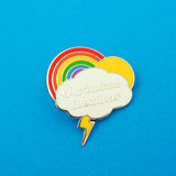 Professional Overthinker - Enamel Pin - Hand Over Your Fairy Cakes - hoyfc.com