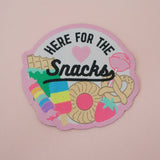 Here For The Snacks - Patch - Hand Over Your Fairy Cakes - hoyfc.com