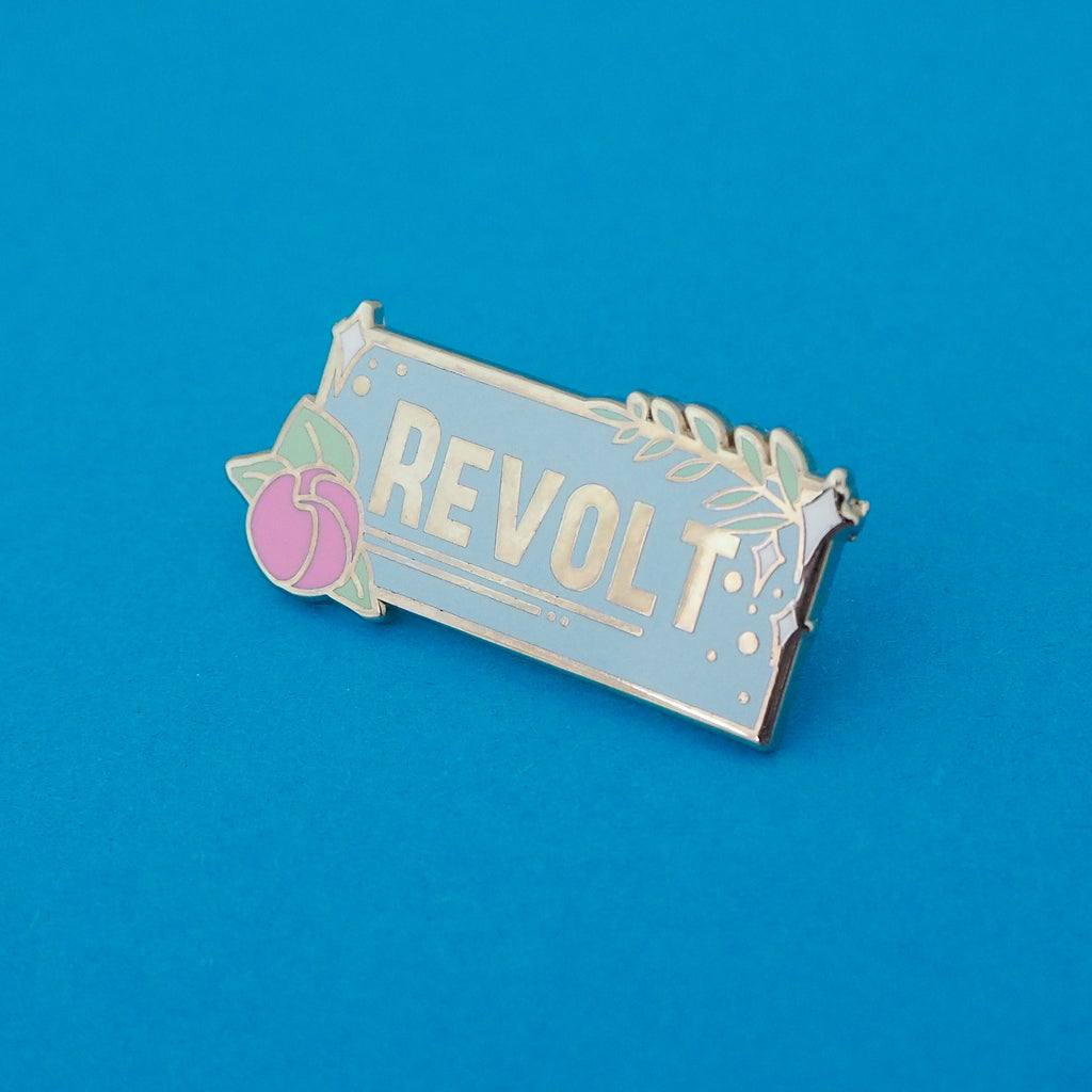 Revolt - Enamel Pin - Hand Over Your Fairy Cakes - hoyfc.com