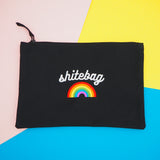 "Shitebag" - Zip Pouch Bag - Hand Over Your Fairy Cakes - hoyfc.com