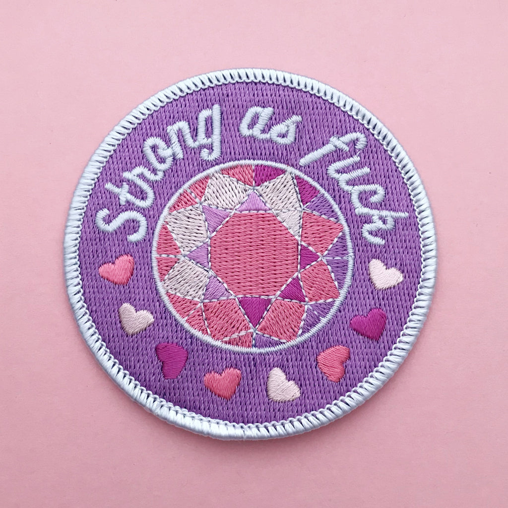 Strong As Fuck - Patch - Hand Over Your Fairy Cakes - hoyfc.com