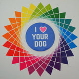 I Love Your Dog - Vinyl Sticker - Hand Over Your Fairy Cakes - hoyfc.com