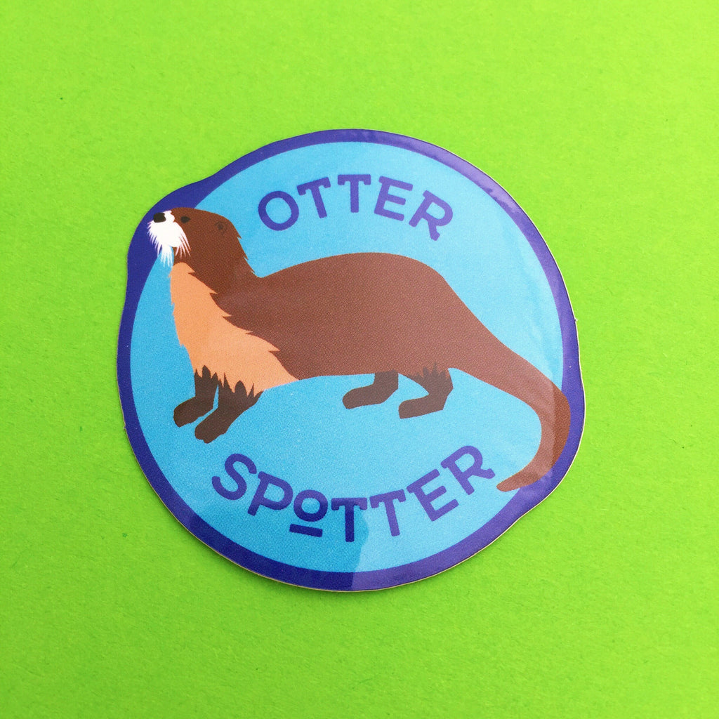 Otter Spotter - Vinyl Sticker - Hand Over Your Fairy Cakes - hoyfc.com