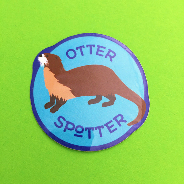 Otter Spotter - Vinyl Sticker - Hand Over Your Fairy Cakes - hoyfc.com