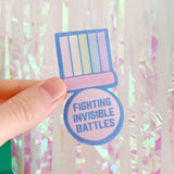 Fighting Invisible Battles - Patch - Hand Over Your Fairy Cakes - hoyfc.com