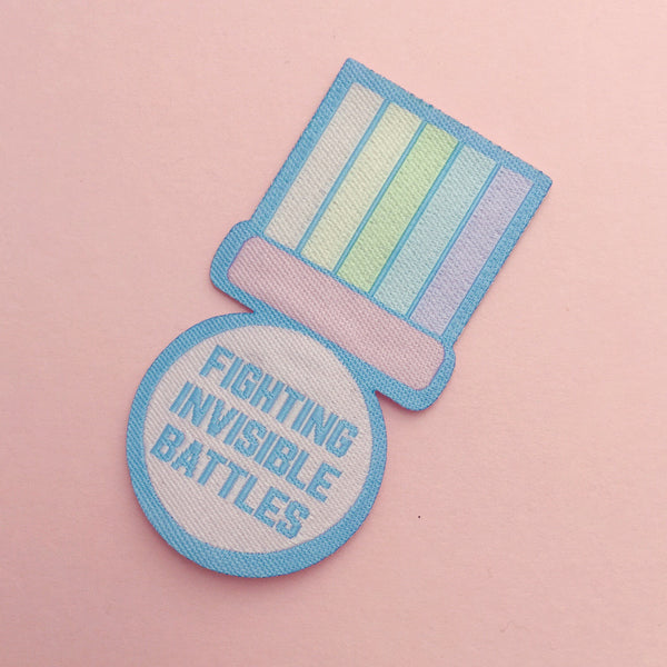 Fighting Invisible Battles - Patch - Hand Over Your Fairy Cakes - hoyfc.com