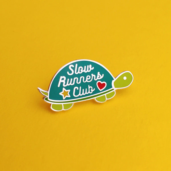 Slow Runners Club - Enamel Pin - Hand Over Your Fairy Cakes - hoyfc.com