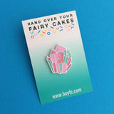 Glitter Crystal - Enamel Pin - Hand Over Your Fairy Cakes - hoyfc.com