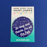 So Long And Thanks For All The Fish Dolphin Constellation - Vinyl Sticker - Hand Over Your Fairy Cakes - hoyfc.com