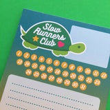 Slow Runners Club - A6 Notepad - Hand Over Your Fairy Cakes - hoyfc.com