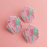 Glitter Crystal - Enamel Pin - Hand Over Your Fairy Cakes - hoyfc.com