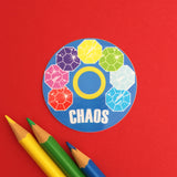 Chaos - Vinyl Sticker - Hand Over Your Fairy Cakes - hoyfc.com